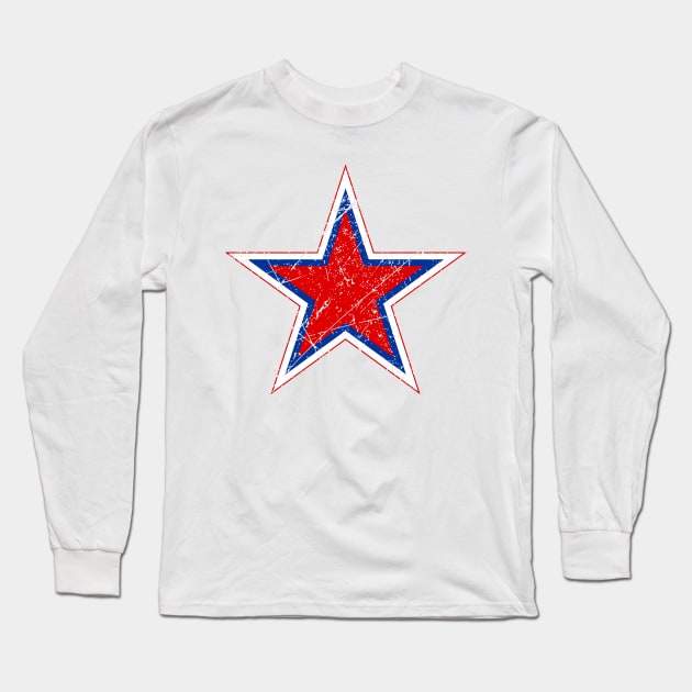 Russia Roundel Vintage Long Sleeve T-Shirt by Mandra